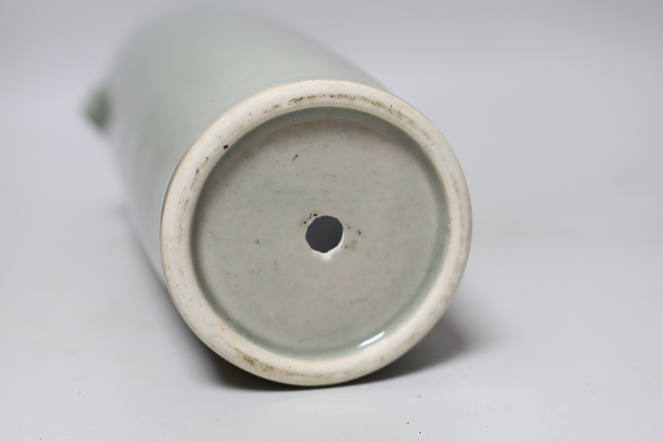 A Chinese celadon glazed vase, 37cms high